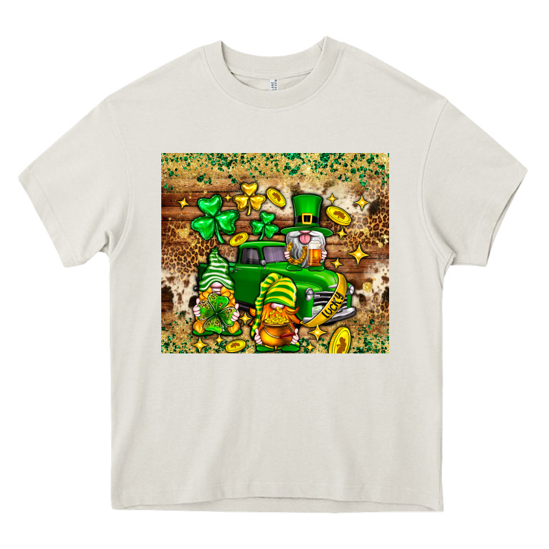 St. Patrick's Day Gnomies Truck Tumbler Heavy Core Tee by Neo Western | Teevron