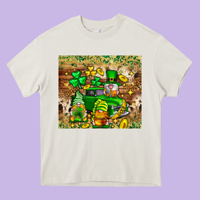 St. Patrick's Day Gnomies Truck Tumbler Heavy Core Tee Designed By Neo Western