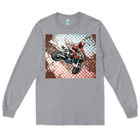 Heather Grey born to ride dirty bikes Long Sleeve Tee - MaliasSmallBusiness