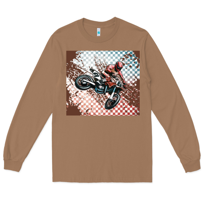 Born To Ride Dirty Bikes Long Sleeve Tee by MaliasSmallBusiness | Teevron