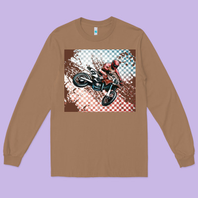 Born To Ride Dirty Bikes Long Sleeve Tee Designed By Maliassmallbusiness