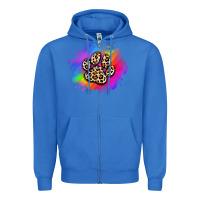 True Royal pride dog paw Zipper Hoodie - Artiststas