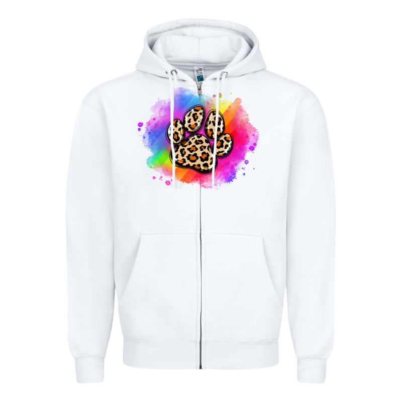 Pride Dog Paw Zipper Hoodie by Artiststas | Teevron