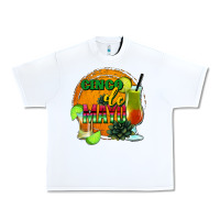 White Cinco De Mayo Urban Heavy Tee - Jasminsmagicworld
