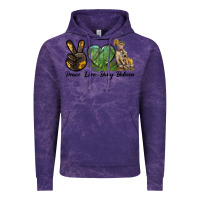 Cloud Purple Peace Love Baby Baboon Vintage Hoodie - LillyAllenDesigns