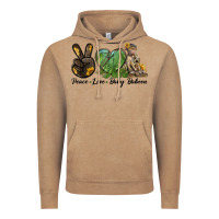 Vintage Coffee Peace Love Baby Baboon Vintage Hoodie - LillyAllenDesigns