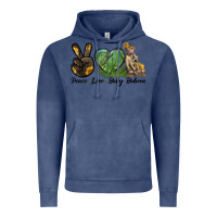 Vintage Denim Peace Love Baby Baboon Vintage Hoodie - LillyAllenDesigns