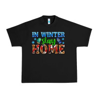 Black in winter stay home with gloves Urban Heavy Tee - AdoDesignShop