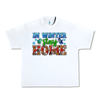 White in winter stay home with gloves Urban Heavy Tee - AdoDesignShop