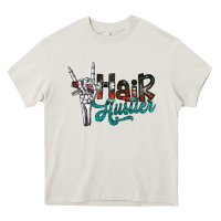 Cream hair hustler2 Heavy Core Tee - SublimationCraftShop
