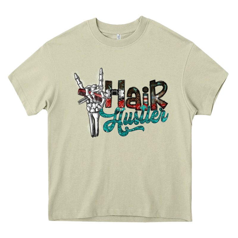 Hair Hustler2 Heavy Core Tee by SublimationCraftShop | Teevron