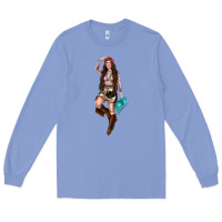Colony Blue western cowgirl Long Sleeve Tee - NancyCooperArtShop
