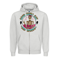 Dove Grey good moms say bad words Zipper Hoodie - Artiststas