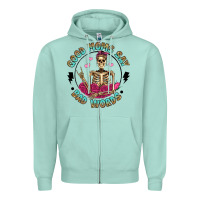 Seafoam good moms say bad words Zipper Hoodie - Artiststas