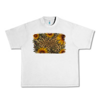 Lunar Rock Camouflage Leopard Sunflower Background Urban Heavy Tee - Jasminsmagicworld