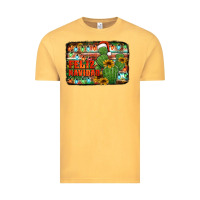 Vintage Mustard feliz navidad merry christmas cactus Vintage Tee - Jasminsmagicworld