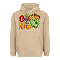 Mushroom Cinco de mayo with cactus Heavyweight Hoodie - NancyCooperArtShop
