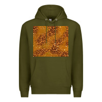 Army Green glitter cowhide Premium Hoodie - TumblerDesignByShophia