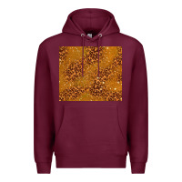 Burgundy glitter cowhide Premium Hoodie - TumblerDesignByShophia