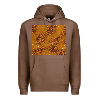 Chestnut glitter cowhide Premium Hoodie - TumblerDesignByShophia