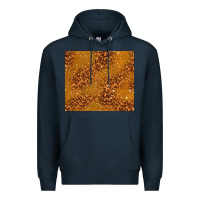 Navy glitter cowhide Premium Hoodie - TumblerDesignByShophia