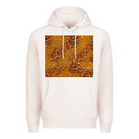 Pale Pink glitter cowhide Premium Hoodie - TumblerDesignByShophia
