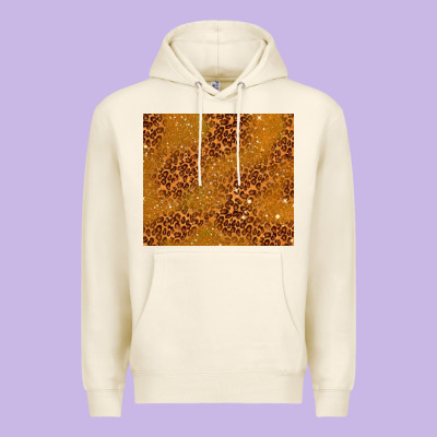 Glitter Cowhide Premium Hoodie Designed By Tumblerdesignbyshophia