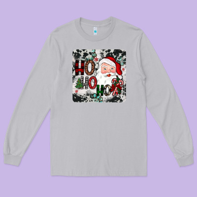 Ho Ho Ho Coaster Long Sleeve Tee Designed By Jahusdesignshop