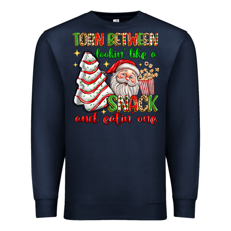 Torn Between Lookin' Like A Snack And Eatin' One Premium Sweatshirt by texasbilliewilder | Teevron