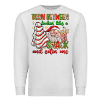 Oatmeal Heather torn between lookin' like a snack and eatin' one Premium Sweatshirt - texasbilliewilder