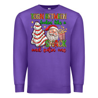 Purple torn between lookin' like a snack and eatin' one Premium Sweatshirt - texasbilliewilder