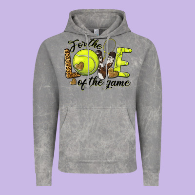 For The Love Of The Game Tennis Vintage Hoodie Designed By Barkaloodesign