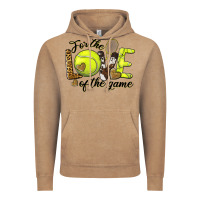 Vintage Coffee for the love of the game tennis Vintage Hoodie - BarkalooDesign