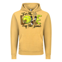 Vintage Mustard for the love of the game tennis Vintage Hoodie - BarkalooDesign