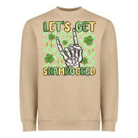 Mushroom let's get shamrocked Heavyweight Sweatshirt - MaliasSmallBusiness