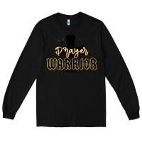 Black christian prayer warrior Long Sleeve Tee - MaliasSmallBusiness