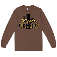 Chestnut christian prayer warrior Long Sleeve Tee - MaliasSmallBusiness