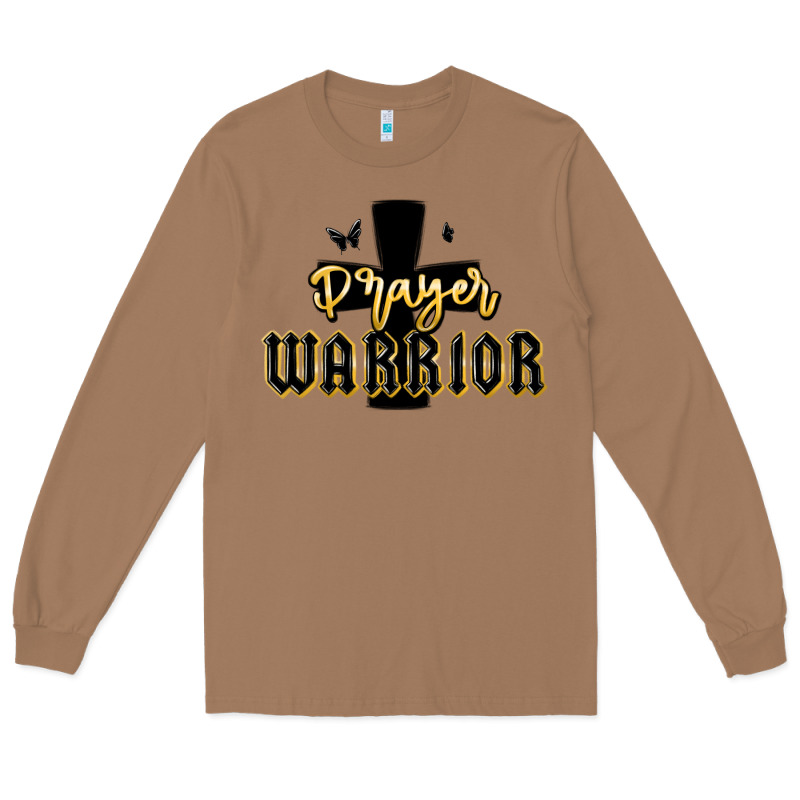 Christian Prayer Warrior Long Sleeve Tee by MaliasSmallBusiness | Teevron