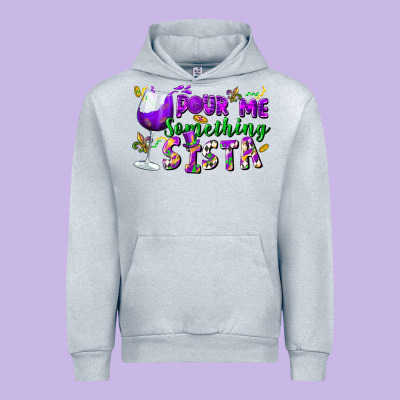 Pour Me Something Sista Urban Hoodie Designed By Fadigitalartstudio