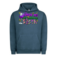 Pigment Midnight Navy Pour me something sista Urban Hoodie - FaDigitalArtStudio