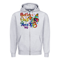 Heather Grey better out than in Zipper Hoodie - Artiststas