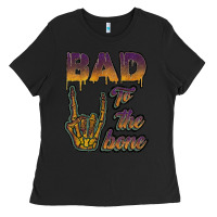 Black bad to the bone Ladies Tee - JahusDesignShop