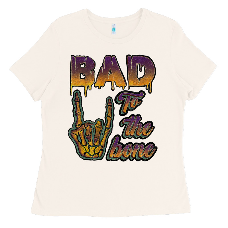 Bad To The Bone Ladies Tee by JahusDesignShop | Teevron