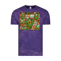 Cloud Purple feliz navidad merry christmas cactus tumbler Vintage Tee - Jasminsmagicworld