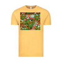 Vintage Mustard feliz navidad merry christmas cactus tumbler Vintage Tee - Jasminsmagicworld