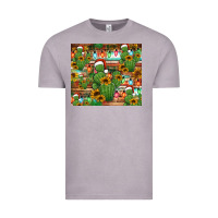 Vintage Zinc feliz navidad merry christmas cactus tumbler Vintage Tee - Jasminsmagicworld
