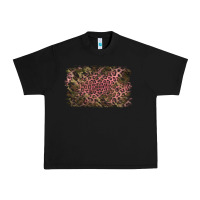Black Camouflage Pink Leopard Background Urban Heavy Tee - Jasminsmagicworld