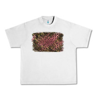 Camouflage Pink Leopard Background Urban Heavy Tee | Teevron