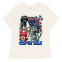 Bone Dead inside but it's the 4th of July Ladies Tee - CowGirlArtShop