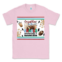 Bubblegum Pink i'm just here for the snacks Classic Tee - MaliasSmallBusiness